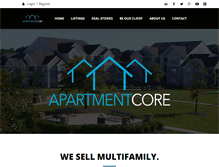 Tablet Screenshot of apartmentcore.com